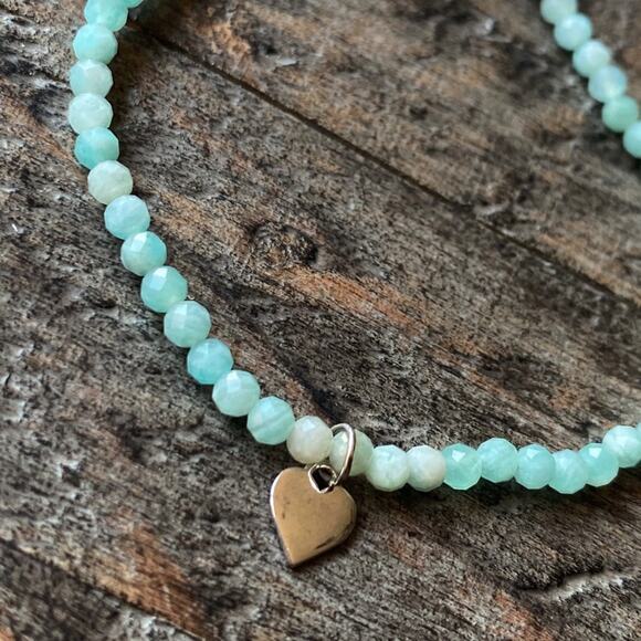 NEW Amazonite Layering Bracelet - Picture 6 of 11